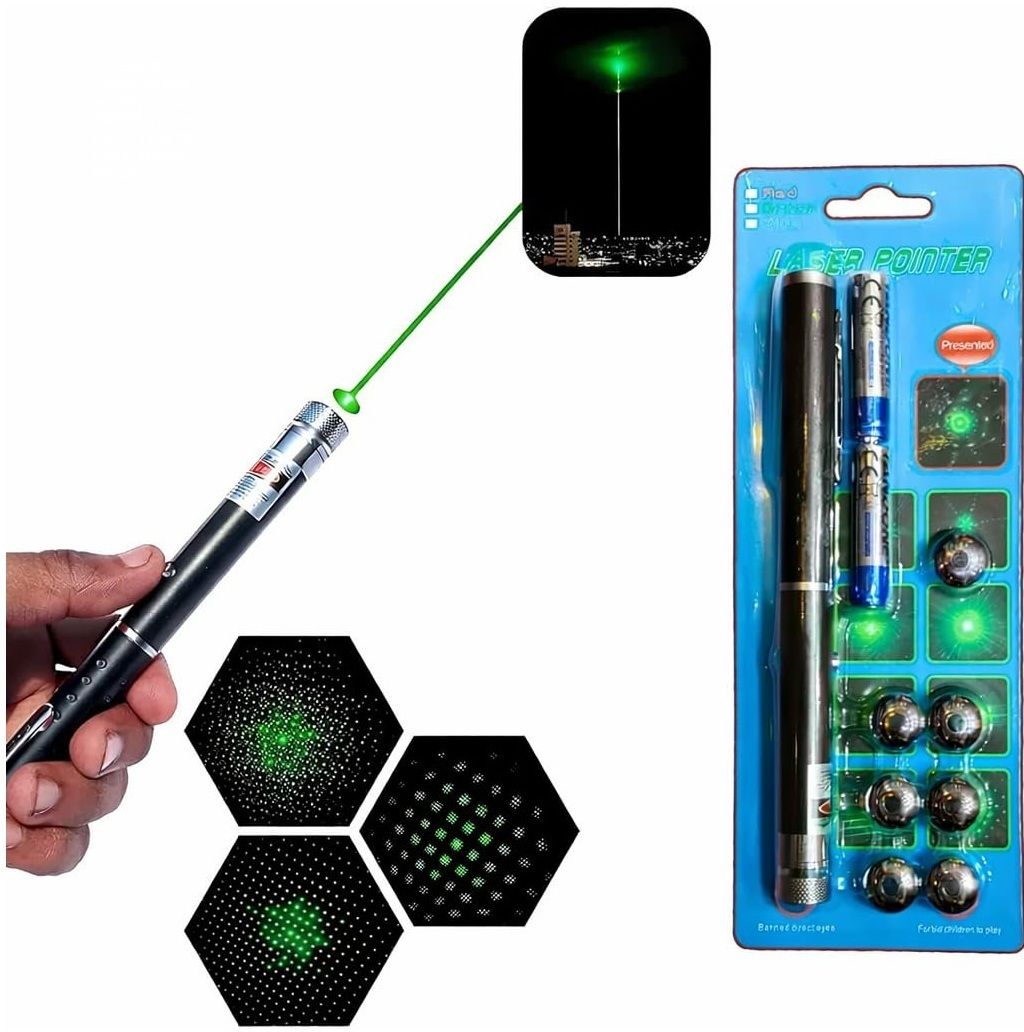 MY BABY LOVE A PERFECT CARE Laser Pointer-Pen with 7 Interchangeable Pattern Heads-picture-24