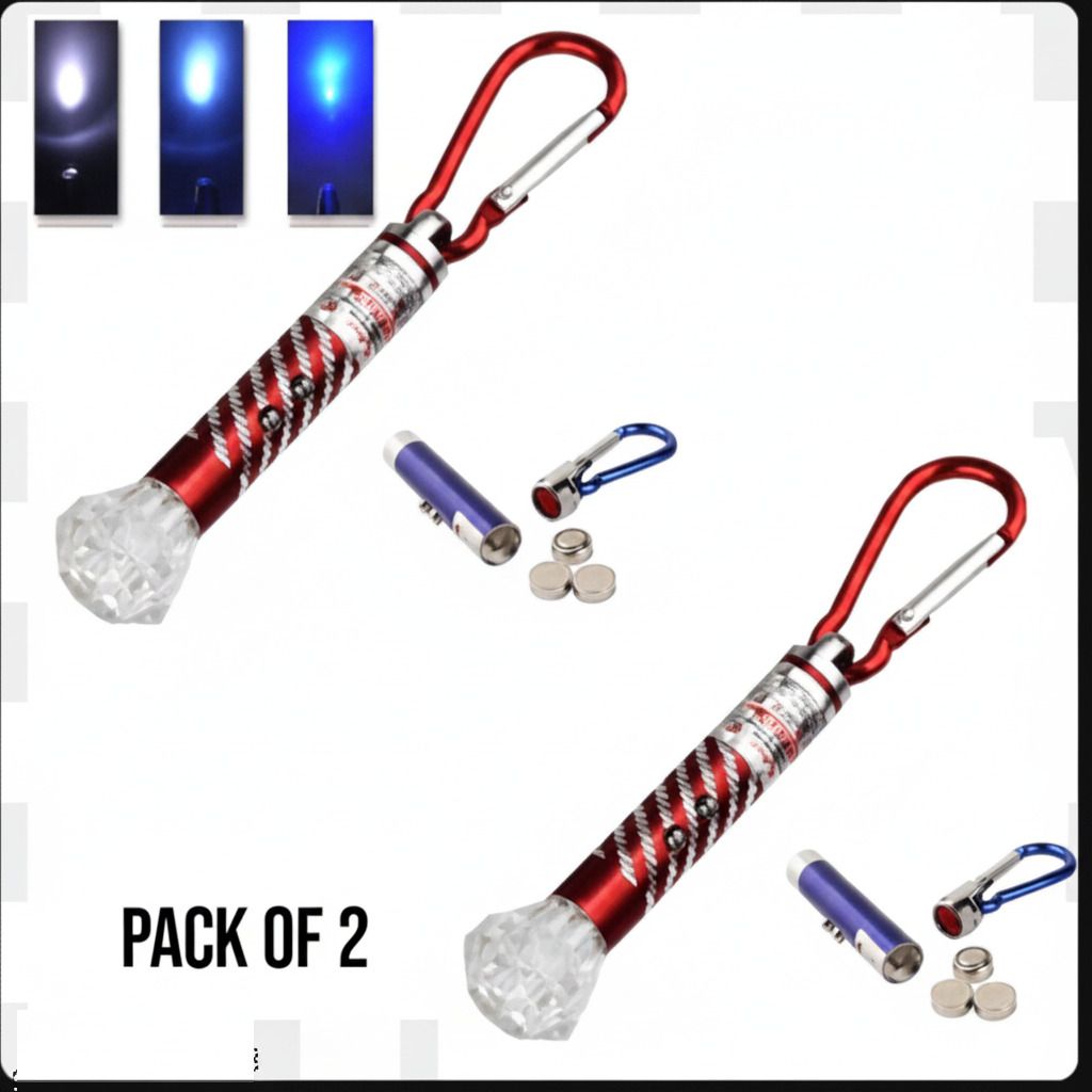 umangmall LED Flashlight Torch with Magnetic Pickup Tool and Flexible Neck Pack of 2-picture-22
