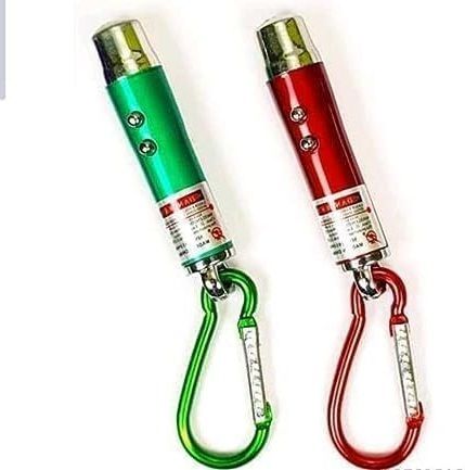 MY BABY LOVE A PERFECT CARE 2 Pieces 3 In 1-LED Flashlight + Torch Keychain + Laser Pointer-picture-46