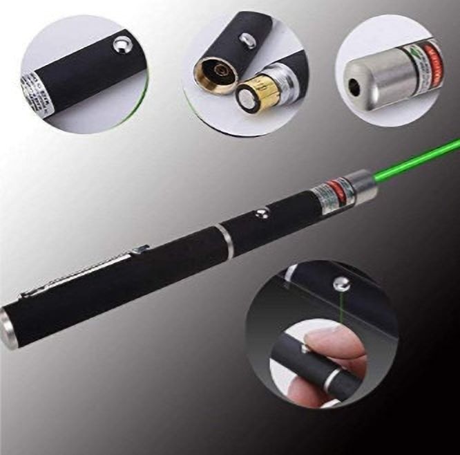 Piyova Green Laser Pointer Pen–Long Range Visible Beam with Adjustable Star Pattern Cap-image-29