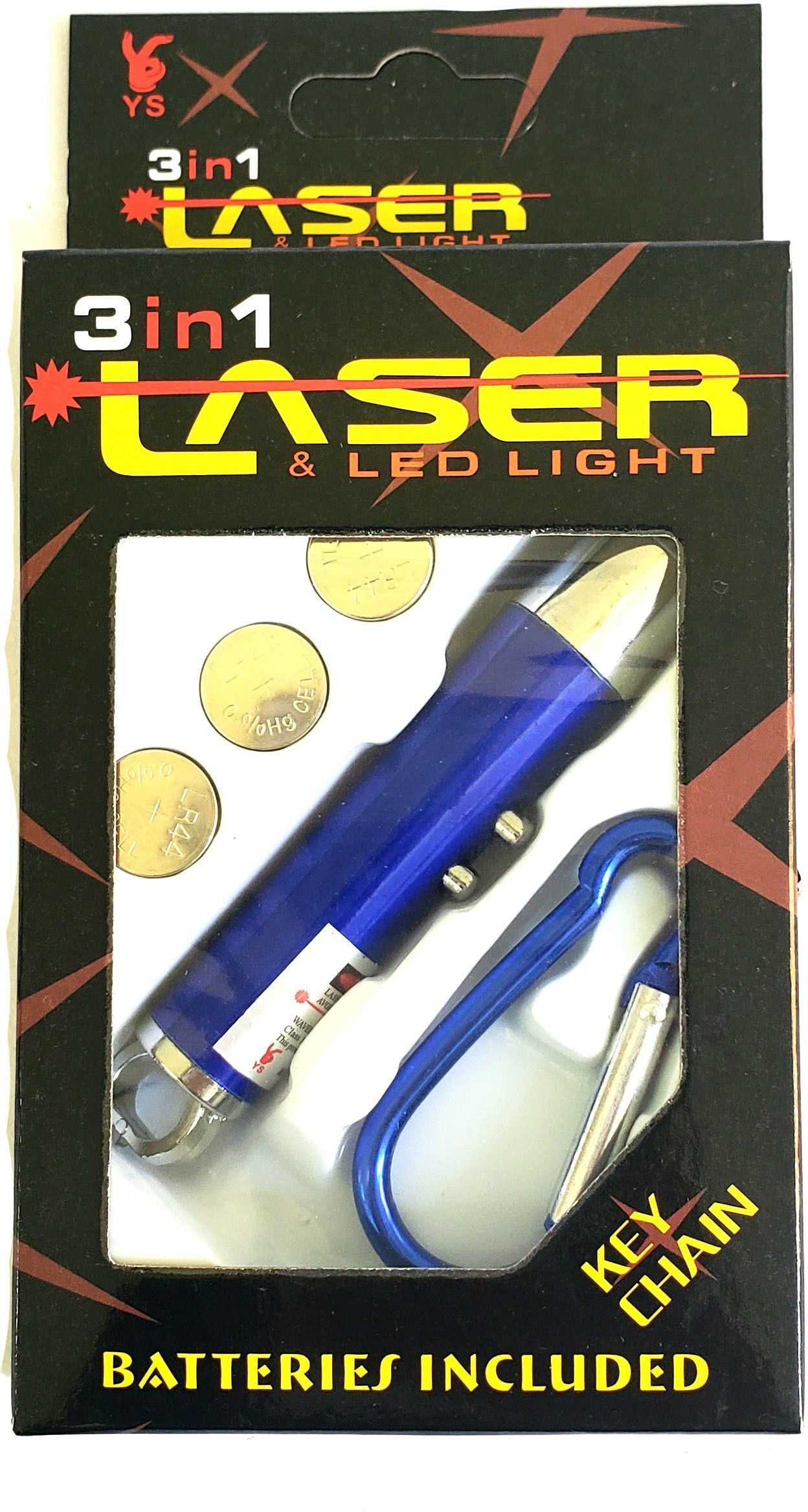 PQARZR 3in1 Laser Pointer Laser Torch Key Chain(650 nm,multi Color)-picture-33