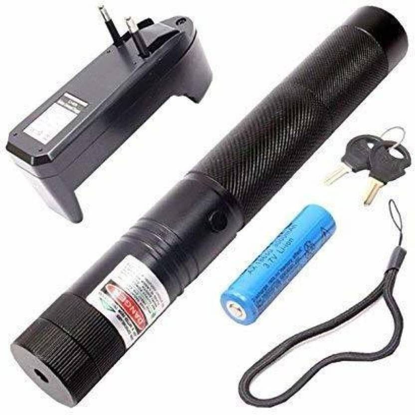 NextTech 500mW Black Rechargeable Green Laser Pointer Pen Disco Light 5 Mile + Battery-picture-28