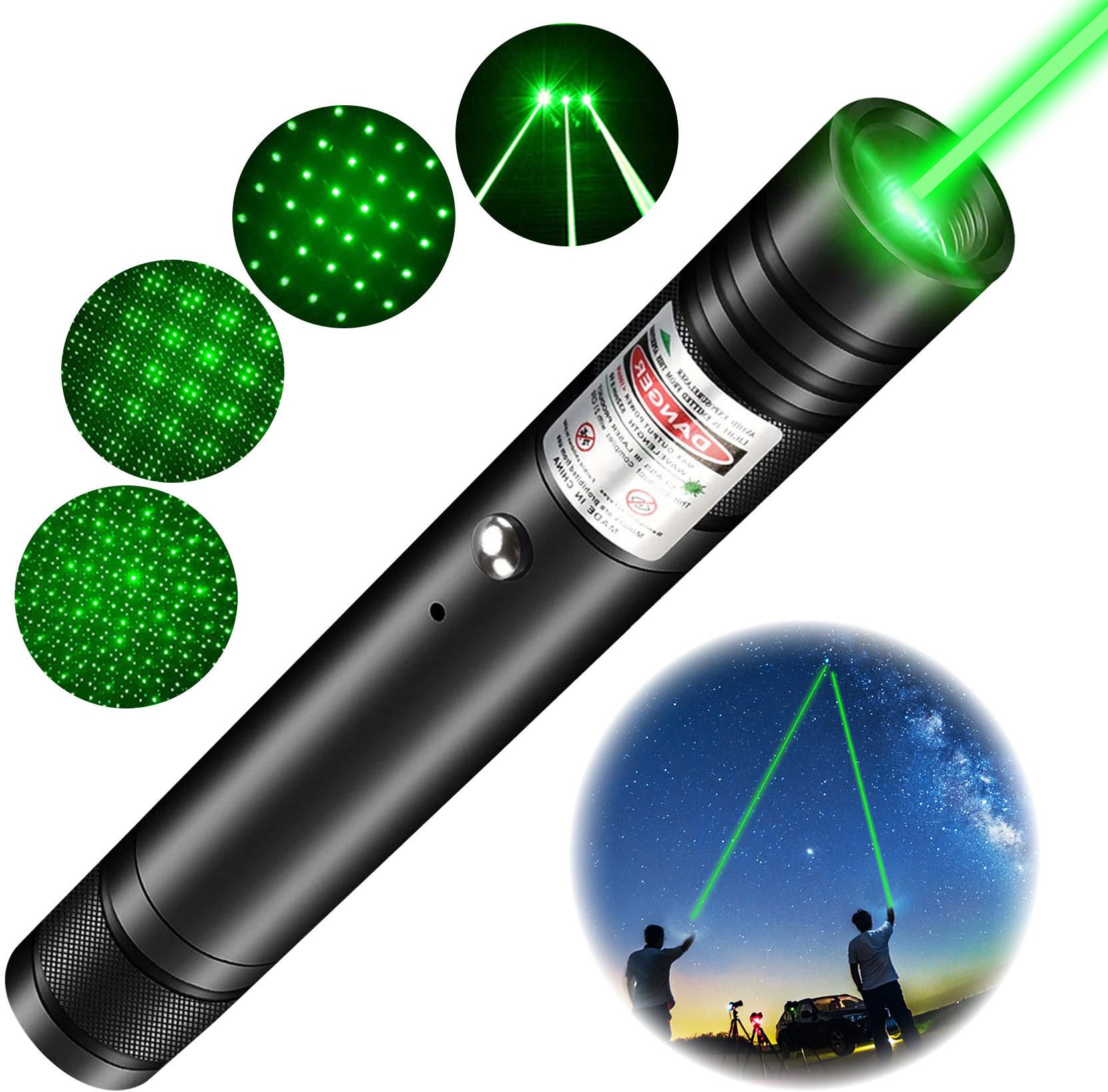 TechPride Long Range Green Laser Pointer,Laser Pointer High Power Pen-image-30