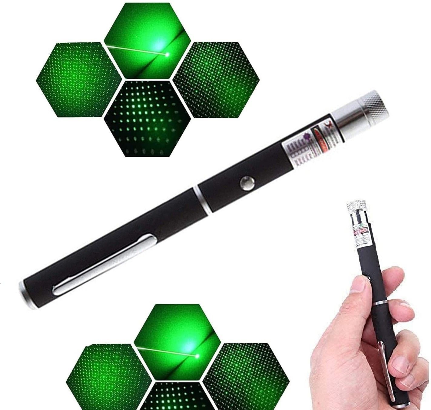 Point Zero Green Multipurpose Laser Light Disco Pointer Pen Lazer Beam Laser Pen-image-9