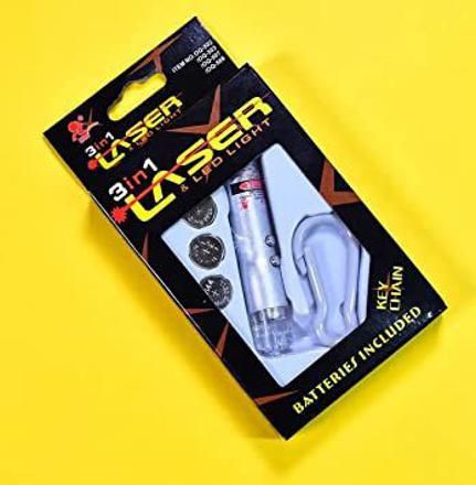 Nirmal Sales Best Laser Pointer Torch with Emergency Hazard LED Light and HookXS (Multicolor)-image-22