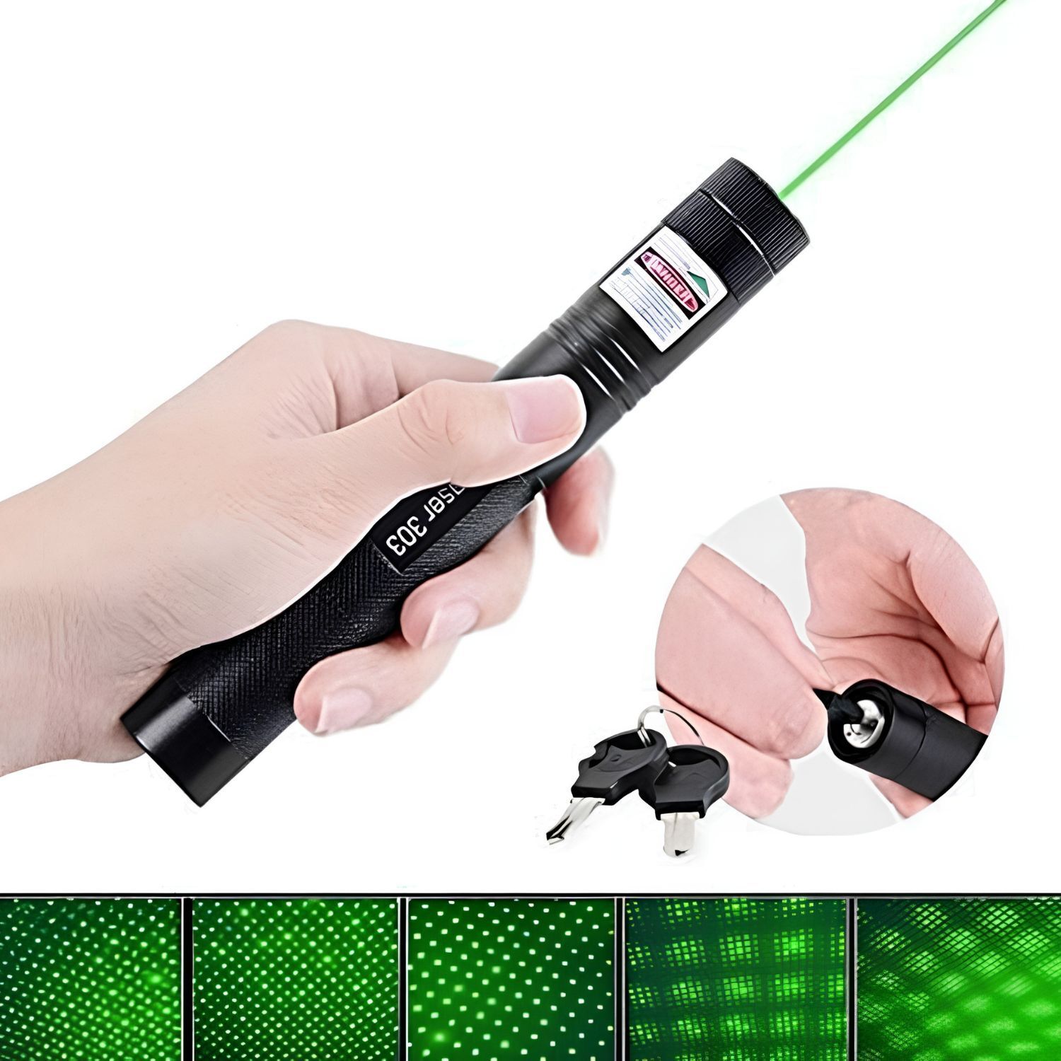 KITTER Rechargeable Green Laser Pen 532 nm, Laser Light Pen for Kids, Classroom Gifting-image-8