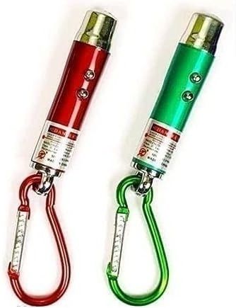 MY BABY LOVE A PERFECT CARE 2-Pieces 3 In 1- LED-Flashlight + Torch-Keychain + Laser Pointer-picture-36