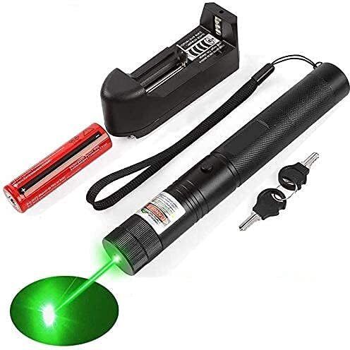 GLOWISH RECHARGEABLE LONG RANGE LASER POINTER WITH DISCO LED LIGHTS SAFETY LOCK FEATURE-picture-32
