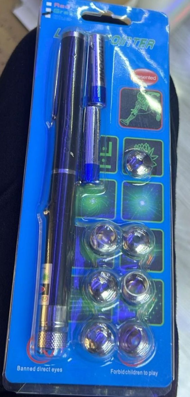 giftsrus Green Red Laser Pointer with 7 lens-Laser Pen with Flashlight-picture-28