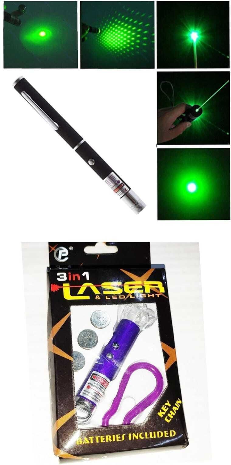 Toys gate Green Laser Pointer & red laser pointer With High Beam ,combo Pack (532 nm)-picture-42