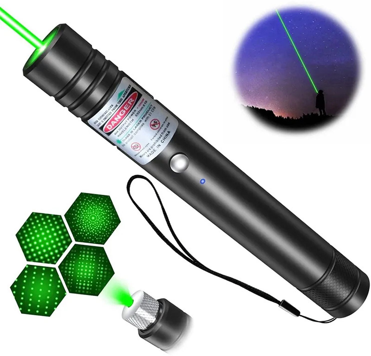 MOBIZAC Pen Laser Pointer 1000nm Long Range Green Laser Light for Kids and Presentation-picture-10