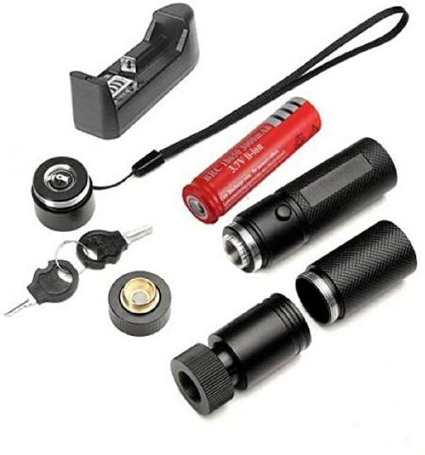 VM SHOPPING MALL Rechargeable Green Laser Pointer 5 Mile+ Battery 303 Party Pen Disco Light-picture-15