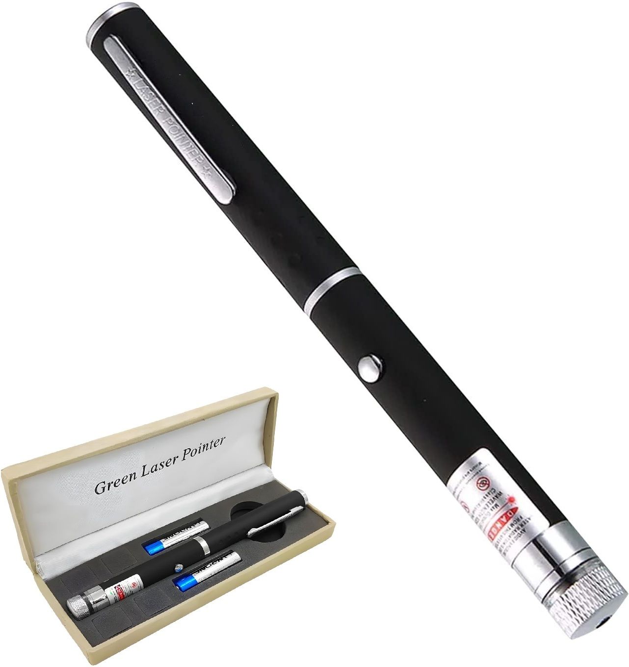 Cambly Standard Laser Light Pointer With Battery & Different Modes, 2200 Metres Range