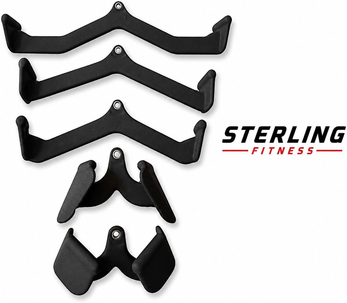 sterling fitness Imported Mag Grip Handle Set Of Lat Pulldown Set Of 5 With Ergonomic Lat Pulldown-picture-22