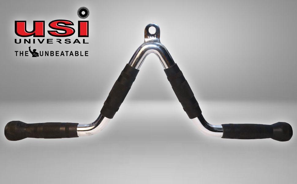 CAMEB Multi Exercise Bar, Cable Machine Attachment For Gym Lat Pulldown