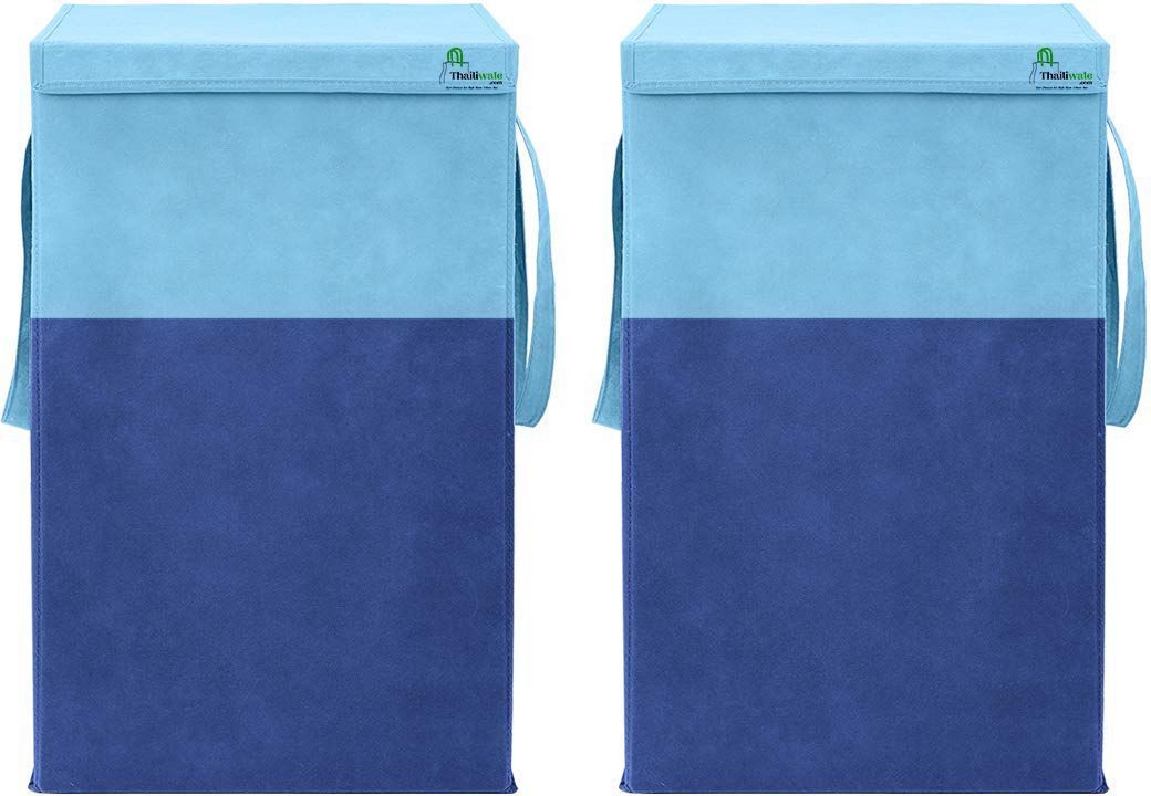swiftfold 75 L Dark Blue, Light Blue Laundry Basket-picture-14
