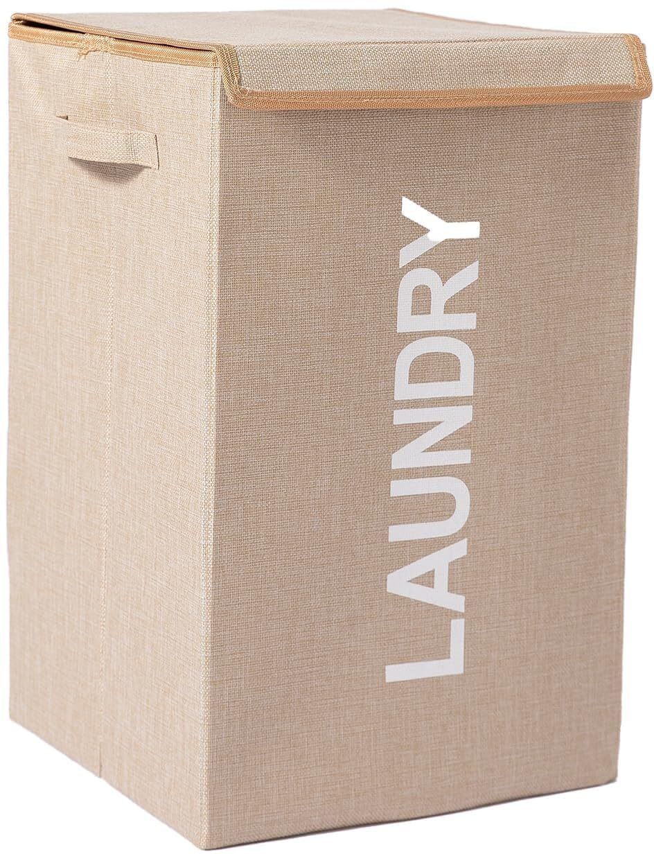 75 L Beige Laundry Basket