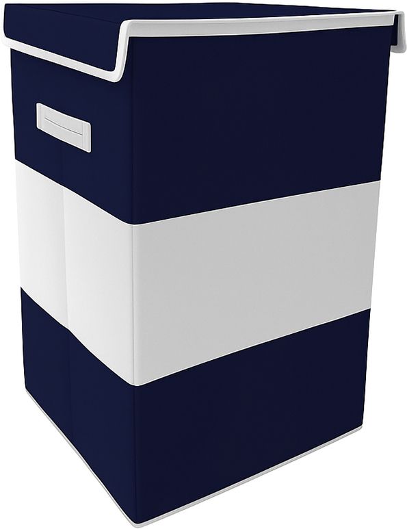 70 L Blue, Grey Laundry Bag