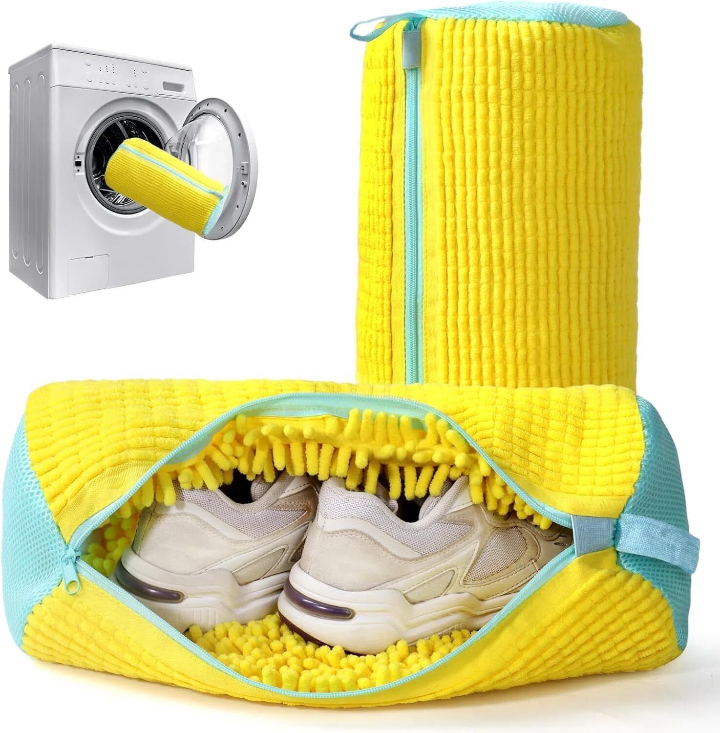 Mizuki Shoe Washing Machine Bag, Laundry Bag for Washing Machine with Zip, Wash Bag Cleaner-image-22