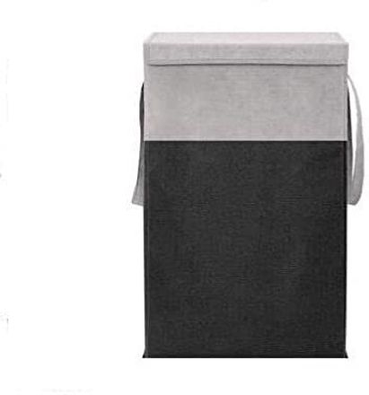 Multipurpose 68 L Grey, Black Laundry Basket Storage Box-image-23