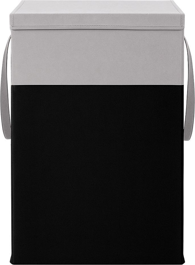 75 L Grey, Black Laundry Basket-image-18