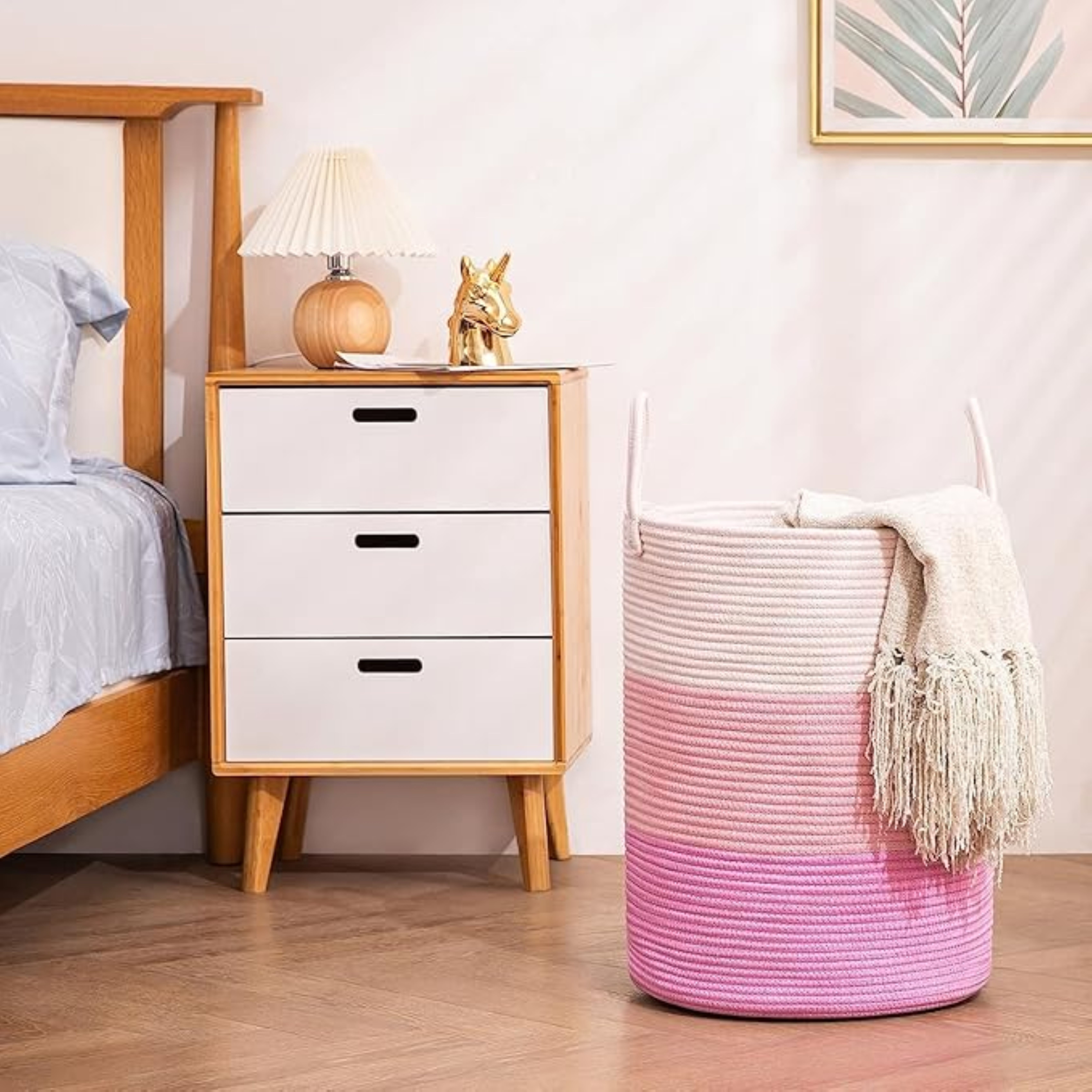 65 L Pink Laundry Basket-image-36