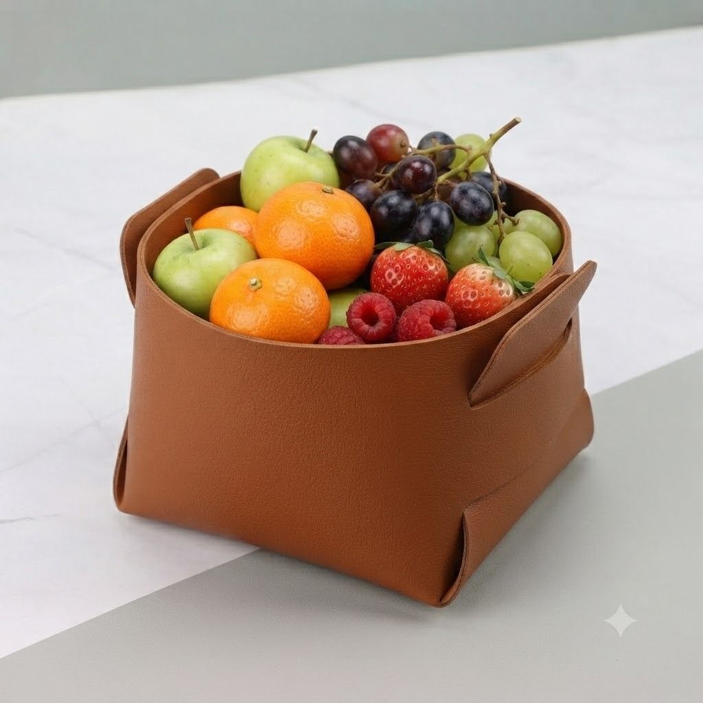 unibic store stylish fruit and veg basket for diffrent use Polyester Fruit & Vegetable Basket-picture-12