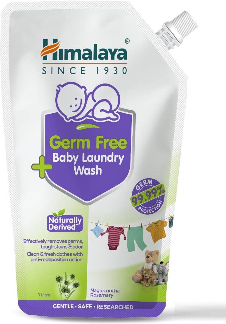 Germ Free Baby Laundry Wash 1 L (Pouch) | Naturally derived Cleansing Agents