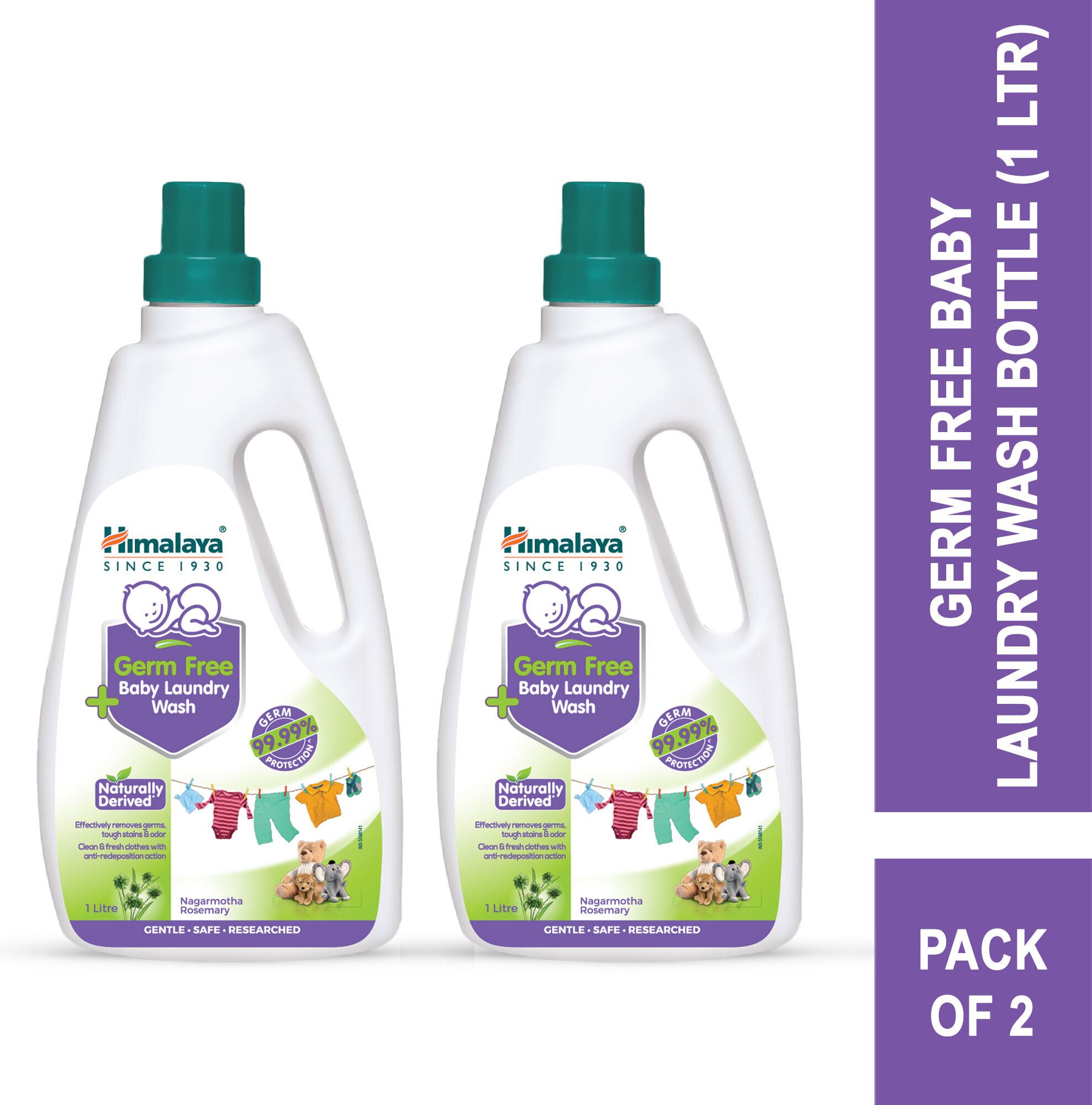 himalaya GERM-FREE Baby Laundry Wash Bottle 2Ltr-picture-0