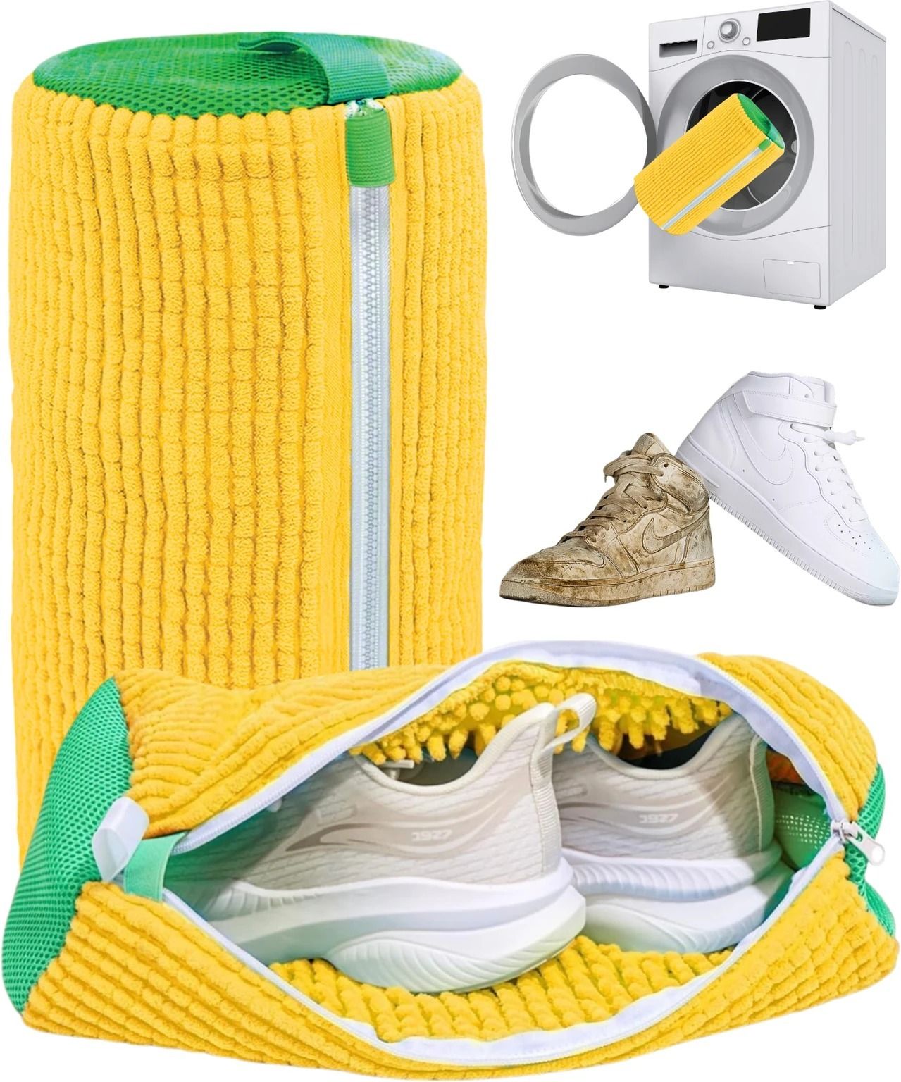 Shoe Washing Bag for Laundry Machine Protective Shoes Laundry Bag Laundry Trolley-image-49