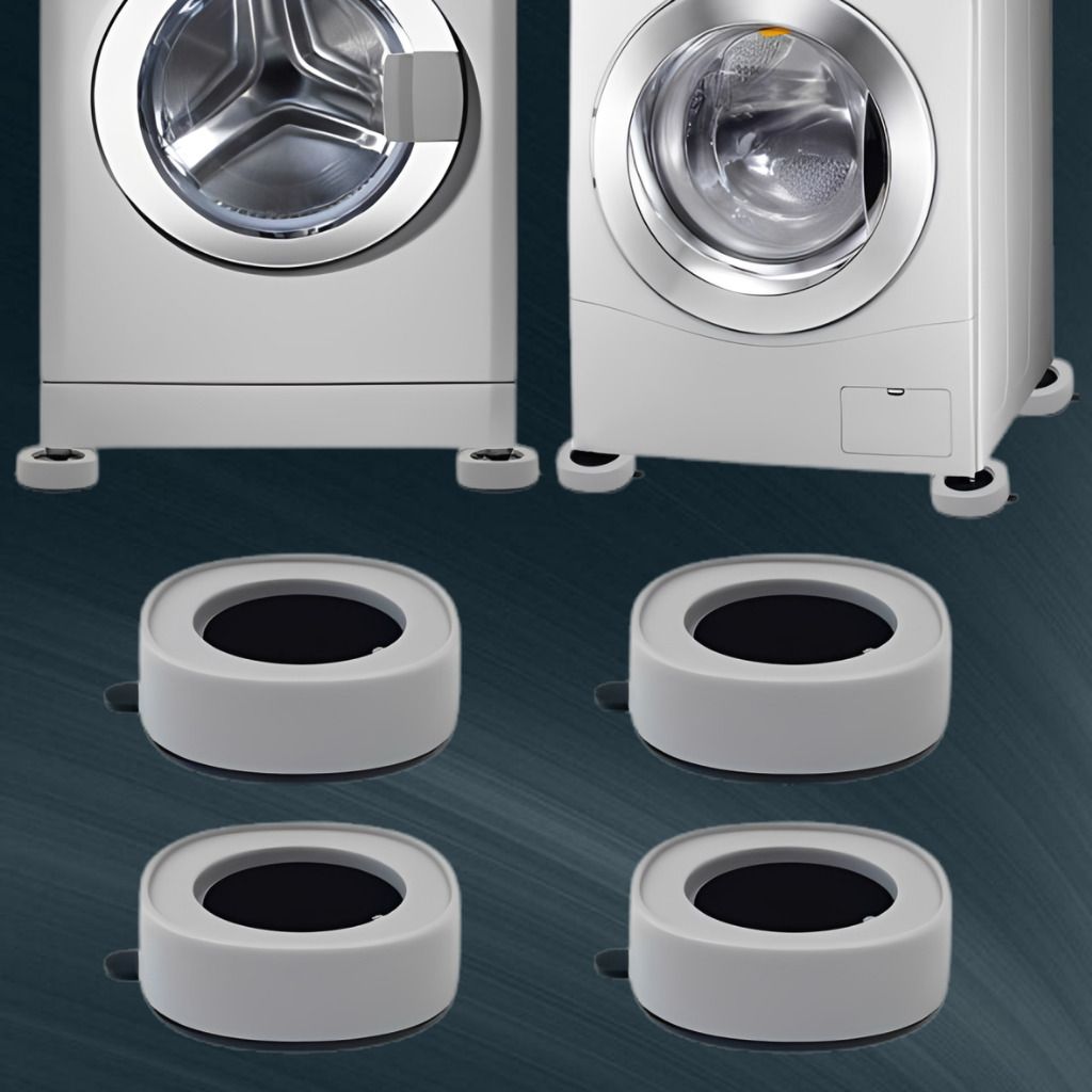 Heavy Duty Rubber Feet Pads for Major Appliances Laundry Trolley-image-11
