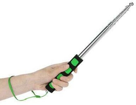 pullox Multipurpose Stainless Steel Flag Pole Stick with Spongy Grip Light Weight for Class Black Board Pointer Stick Extendable 2 m long Telescopic Pointer (Colour May vary)-picture-23