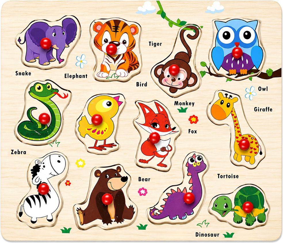 alornor Educational Animal Puzzle Board-20-picture-17