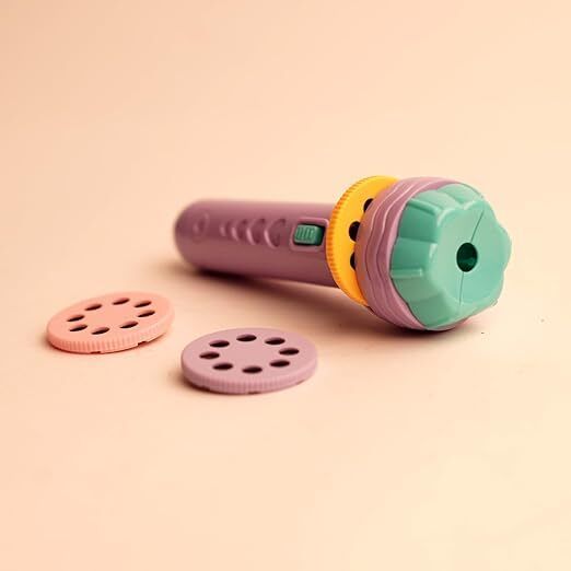 Mini Projector Torch Slide Flashlight Light (Multicolor)-image-31