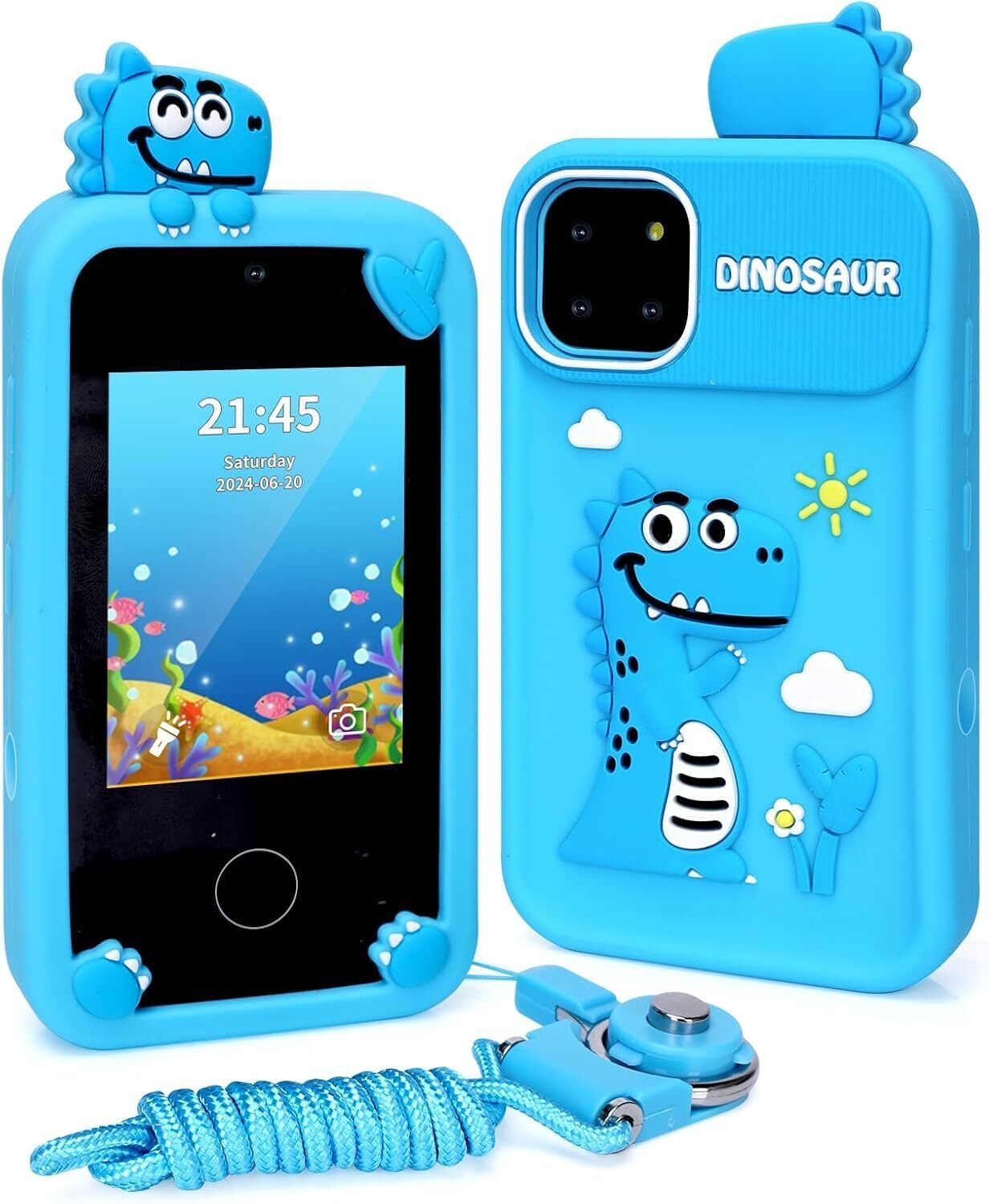 Smart Phone for Boys & Girls,2.8" Mini Toy Phone for Kids with Dual Camera