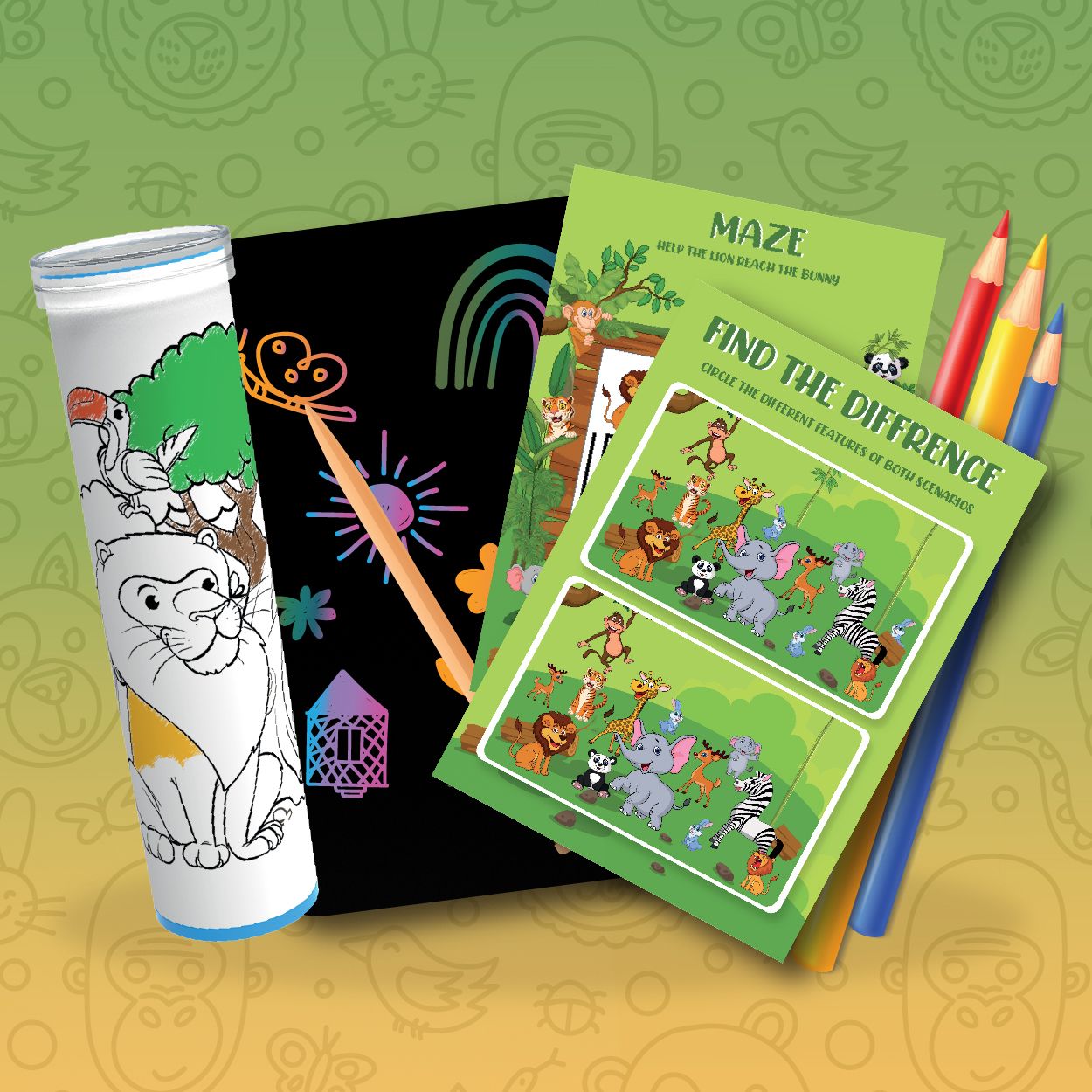 playmagic BrainActiv Ultimate Activity Kit - Animal Adventure|Craft Kit|Skill Development-picture-15
