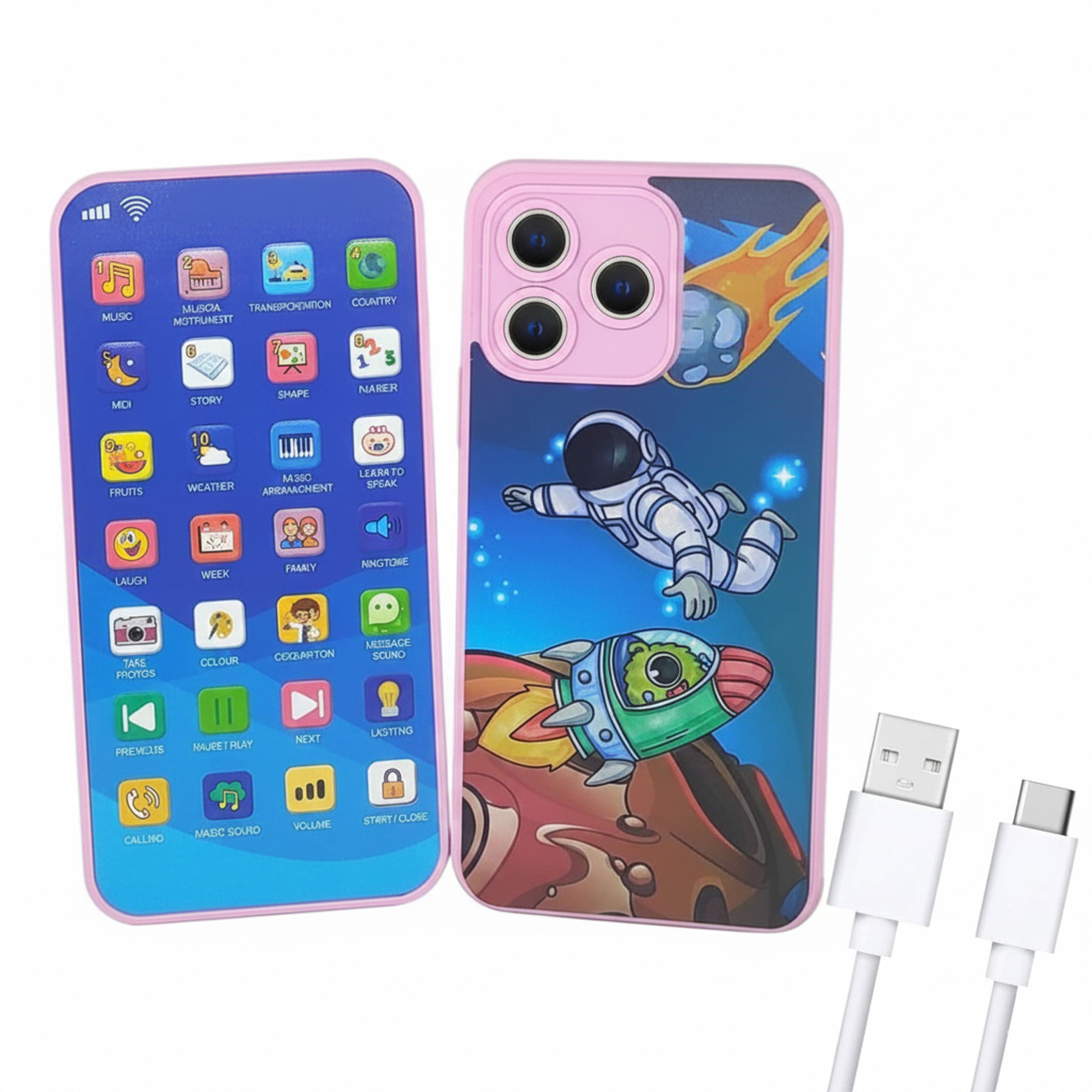 Kids Educational Phone Toy with Music Function