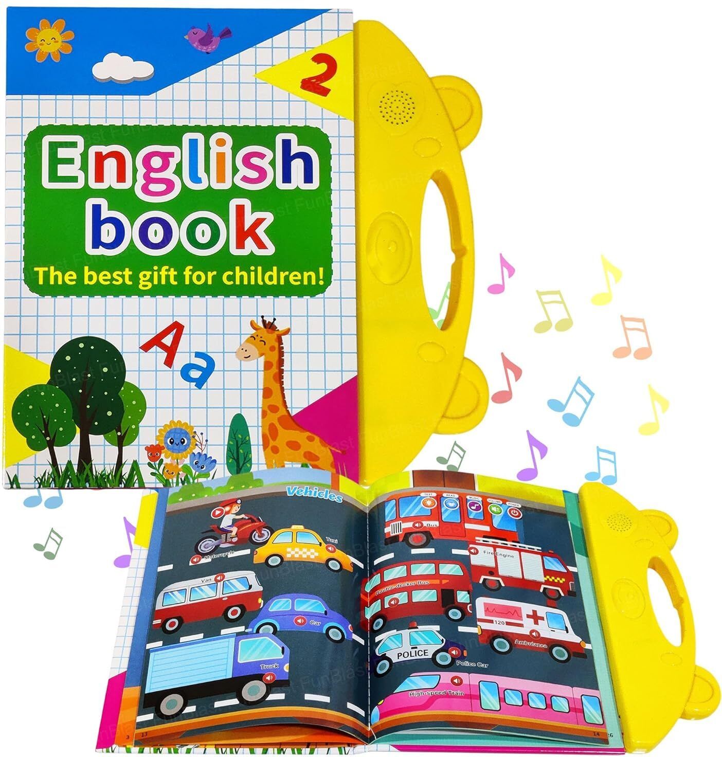 funblast Audio Book for Kids - My English E-Book with Alphabet, Numbers, Shapes, Animals,-picture-31