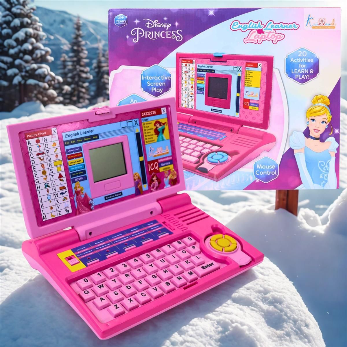 Disney Princess Interactive English Learning Laptop for Kids-image-46