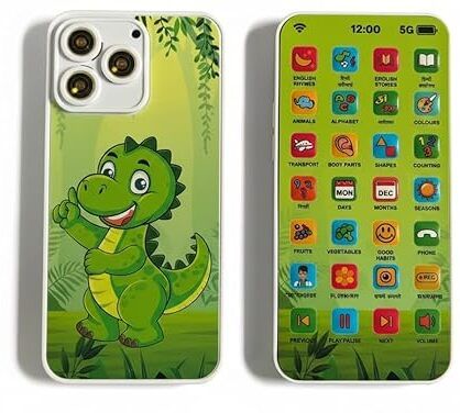 buddynjoy Kids Educational Phone Toy, Rechargeable Learning Baby Smart Mobile-picture-28