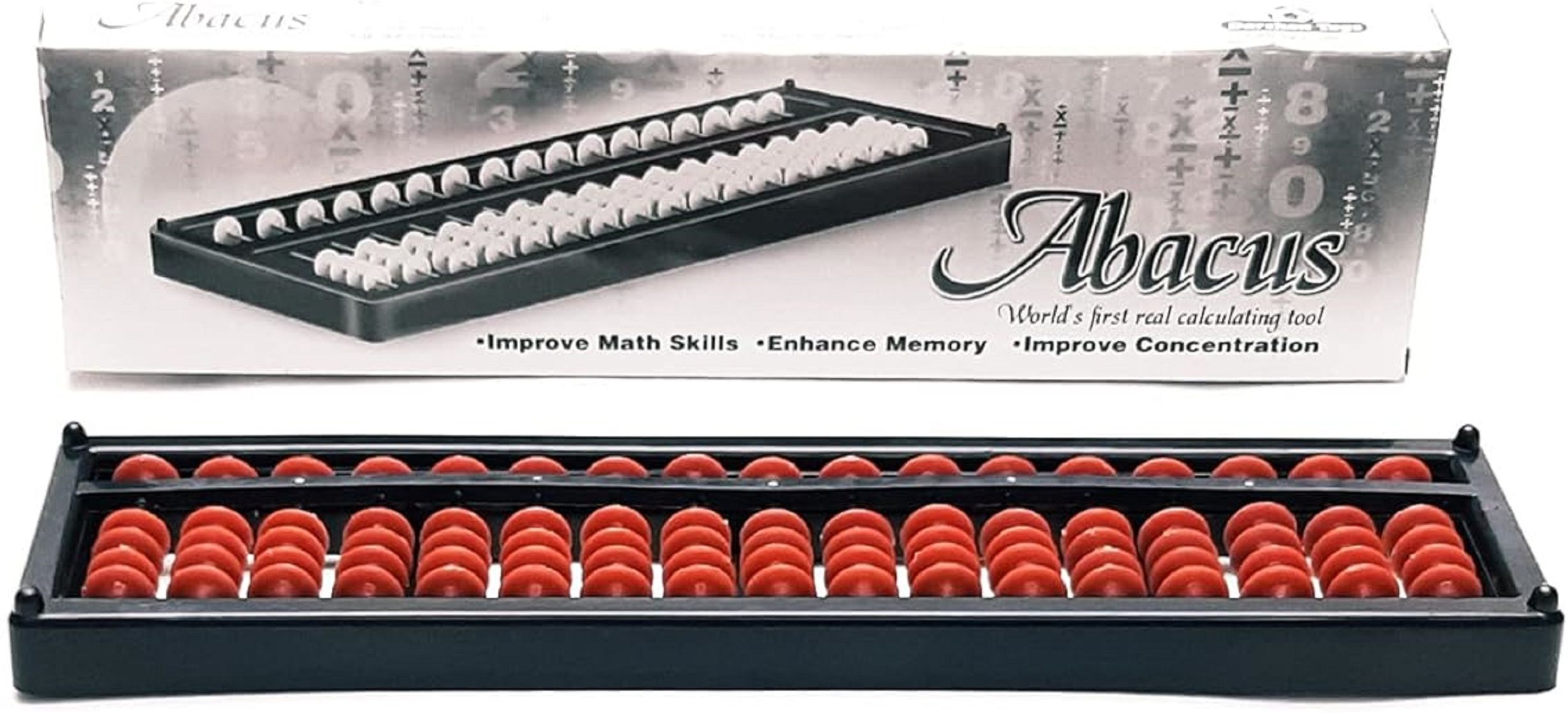 Abacus - Wooden Bead Counting Frame With 17 Rods - Professional Soroban Abacus-image-20
