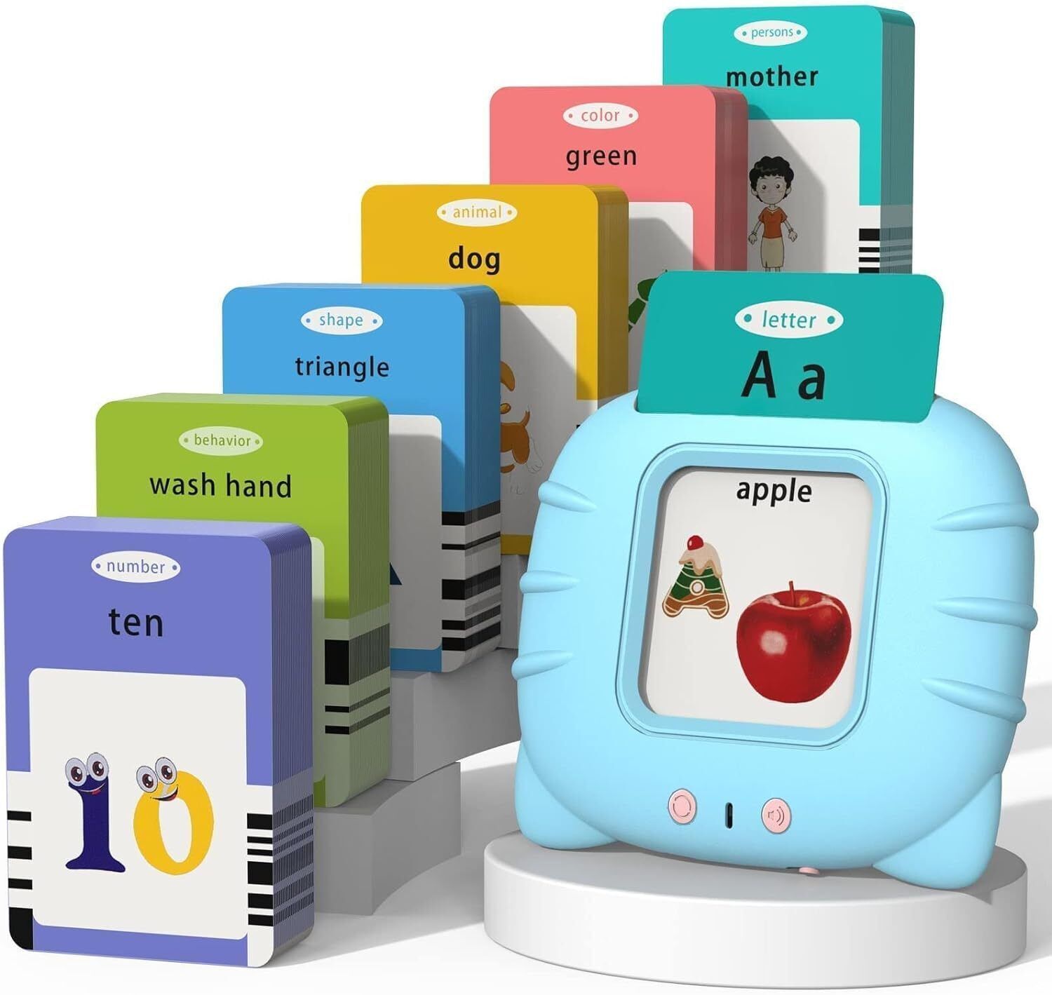 Audio Flash Card Reader for Toddlers – Fun Preschool Learning Toy-8-image-39