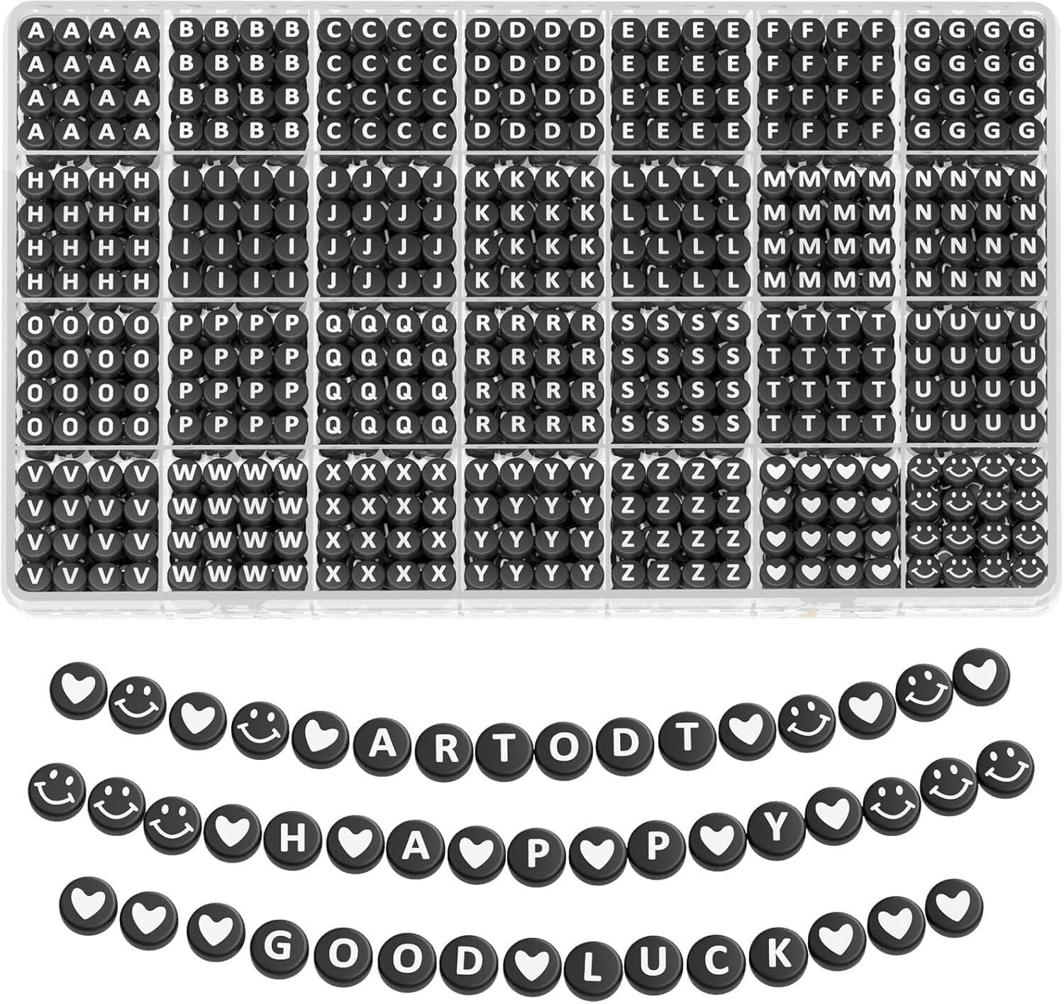 Kids DIY Jewelry Making Kit, Plastic Beads for Crafts, Unicorn Theme-image-4