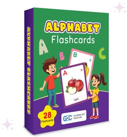 Alphabet Flashcards for Kids–28 Cards|ABC Learning Cards for Preschool Toddlers-image-0