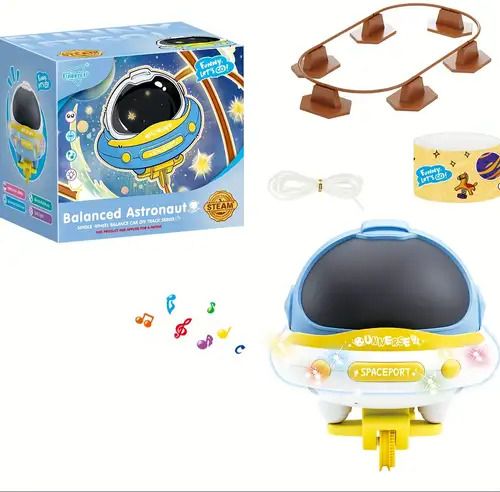 Gravity-Defying Balanced Astronaut Toy, Single-Wheel Balance Car,-image-38