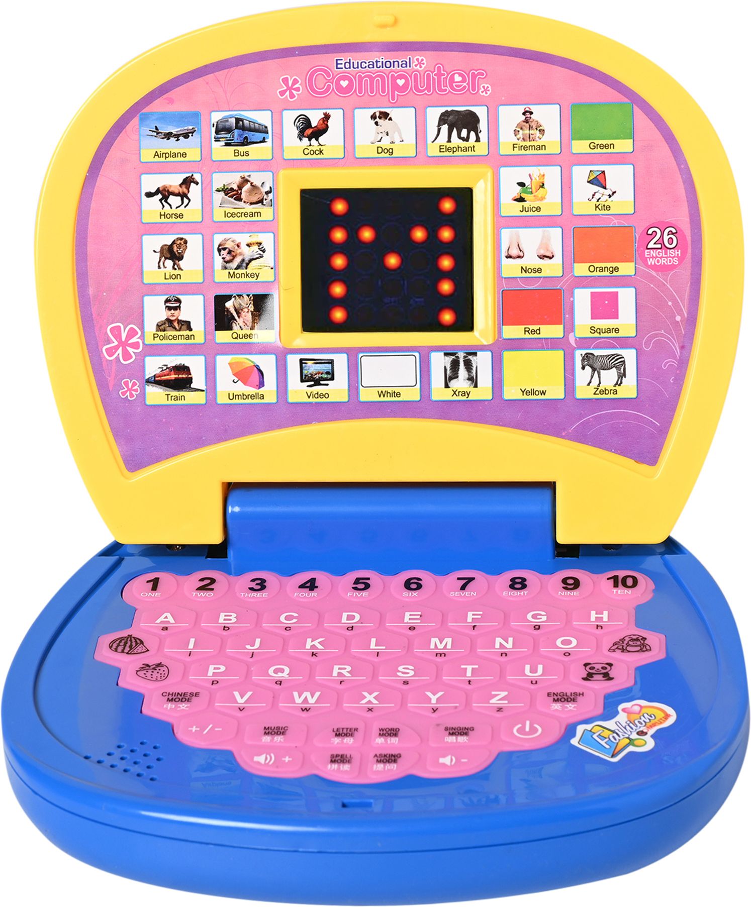 pulsbery Digital Laptop for Kids/Learn Alphabets, Numbers, Words, Music and Play-picture-47