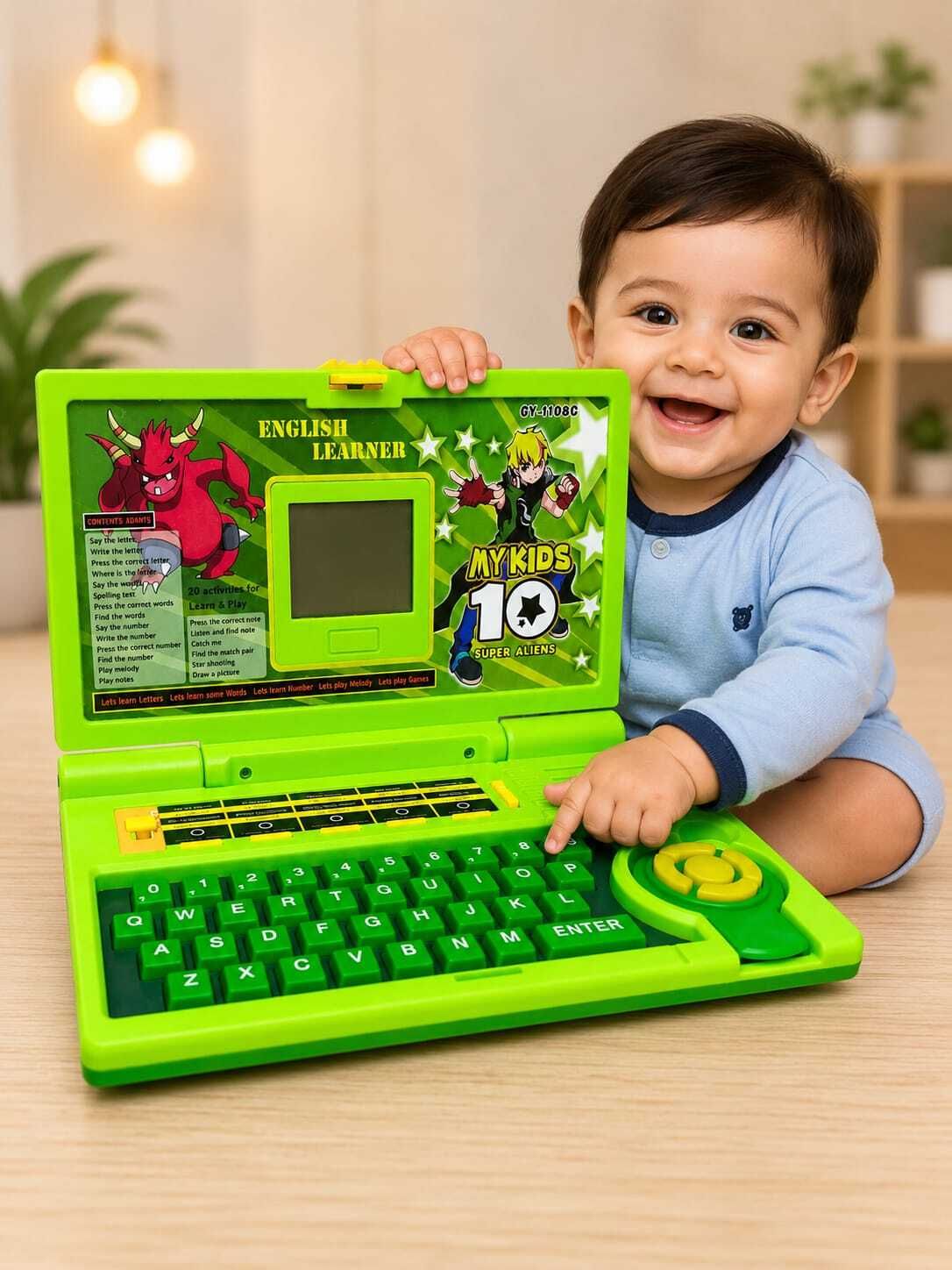 intelligent 20 Fun Activity Learning(IND*785) Machine Letter, Words, Games,-picture-17