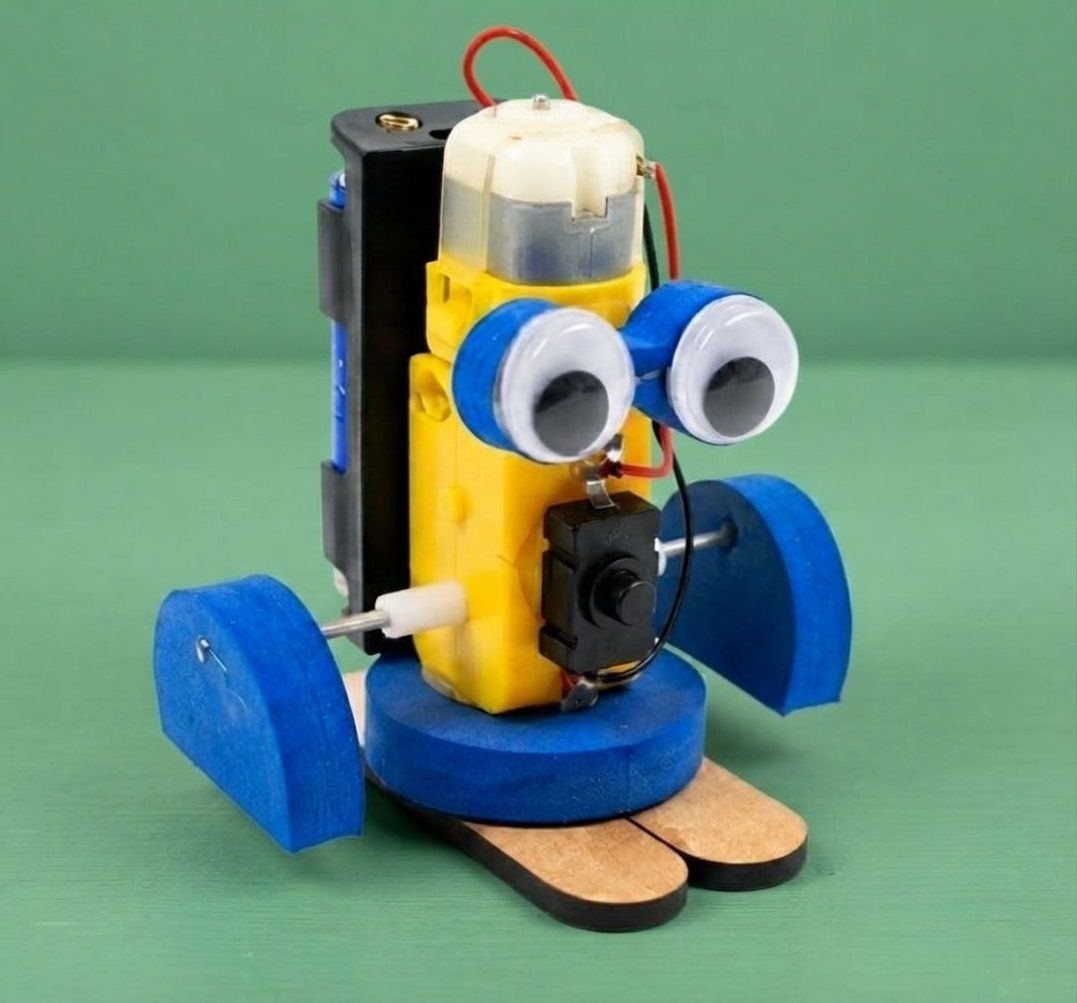erhindia DIY STEM Robot Toy Electronics Science Project Working Model Motor Kit-picture-22
