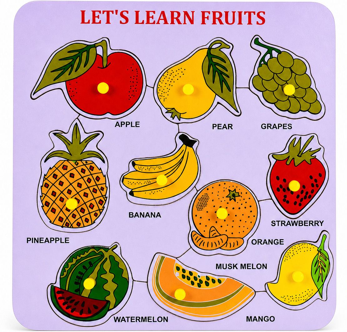 thinkzyplay Fruits Wooden Peg Puzzle Board-picture-17