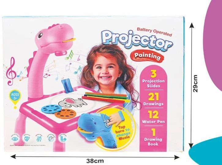 BIG Kids Drawing Projector Table | Toy Projector Drawing Board for Kids-image-10